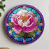 Peony Suncatcher Effect Clock